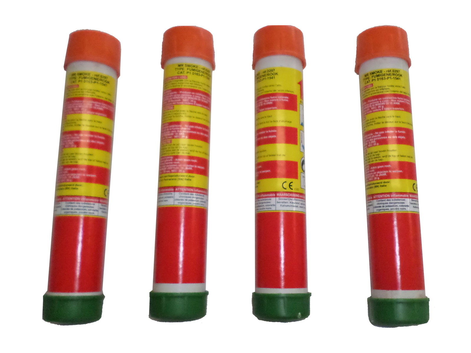 Rooksignaalfakkel Oranje - Rook en Fakkels - HQFireworks - Vuurwerk België